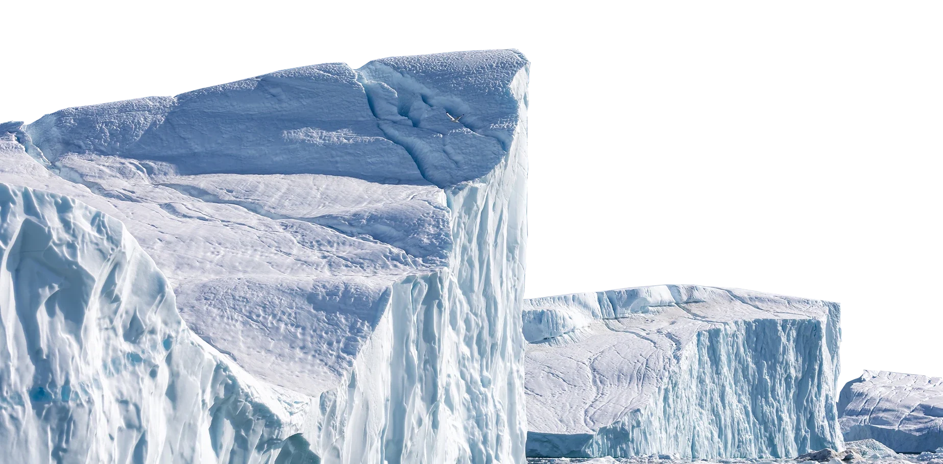 Rendered iceberg
